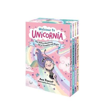 【预售】欢迎来到独角兽王国（一套4本） 【Unicornia】Welcome to Unicornia 原版英文儿童桥梁书 善本图书
