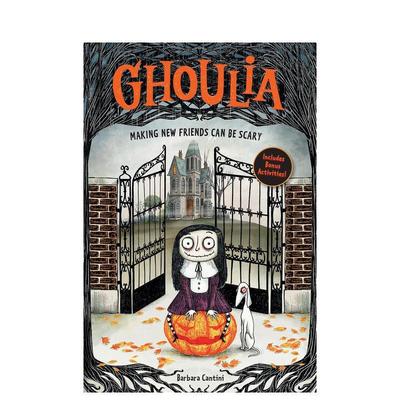 【预售】茱莉亚：交新朋友不可怕 1 Ghoulia: Making New Friends Can Be Scary (Book #1) 原版英文儿童章节书