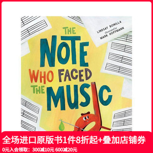 原版 善本图书 音符 Who Faced Note 面对音乐 The 英文儿童绘本 Music 预售
