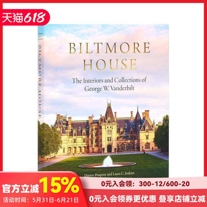 【预售】比尔特摩庄园 Biltmore House 原版英文园林景观 善本图书