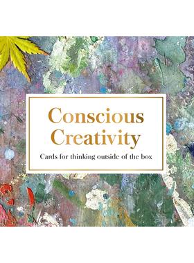 【预售】有意识的创意卡片 Conscious Creativity Cards 便携互动多功能且有趣 Philippa Stanton 英文原版进口生活趣味 善本图书