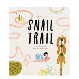 足迹 Snail Trail 进口儿童绘本故事书 蜗牛 英文原版 善本图书 现货