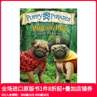 帕格vs帕格 Pug 进口图书 现货 善本童书 6岁以上 英文原版 儿童英语章节桥梁故事小说 Vs.