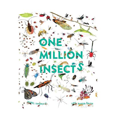 【预售】一百万只昆虫 One Million Insects 进口原版英文儿童绘本知识百科儿童 善本图书