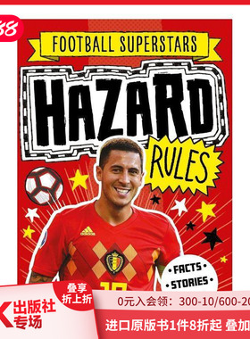【预售】足球明星特辑：阿扎尔 【Football Superstars】Hazard Rules 原版英文儿童漫画
