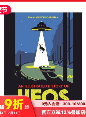【预售】插画UFO历史 An Illustrated History of UFOs英文儿童绘本原版图书进口书籍Adam Allsuch Boardman