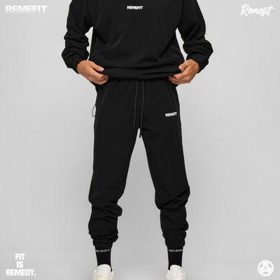 REMEFIT尼龙弹力抽绳长裤