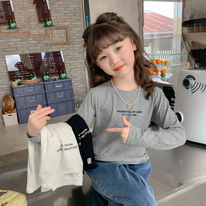 女童打底衫秋装新款长袖T恤