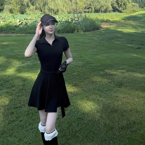 高尔夫修身显瘦连衣裙女