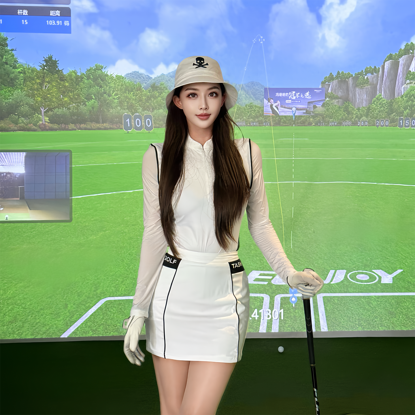 TASHI高尔夫服装女时尚速干