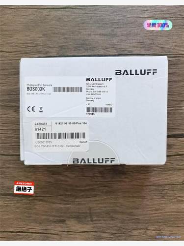 全新原装未拆封 巴鲁夫 BOS003K BOS 73K-PU议价商品