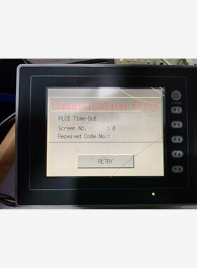 二手拆机，富士触摸屏V806TD   玻璃裂，实物图，处壳有