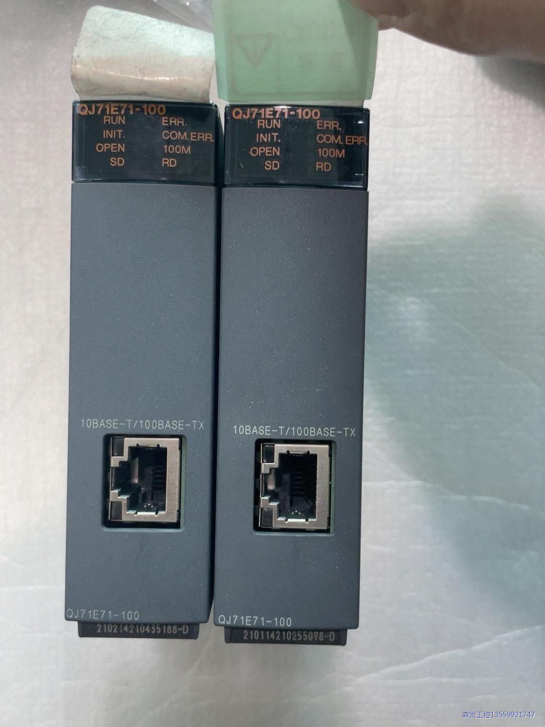 三菱PLC网络通信模块QJ71E71-100二手拆机成色新，议价商品