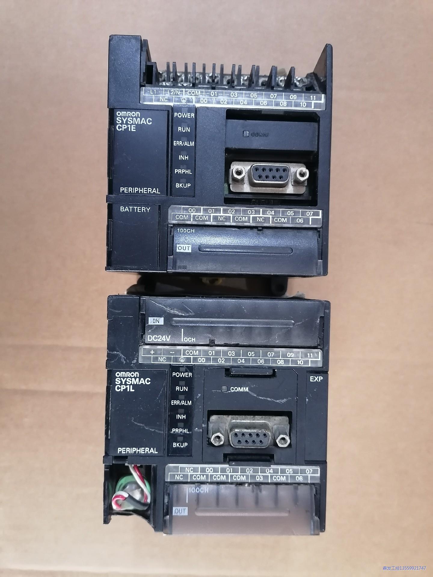 欧姆龙PLC  CP1L-L20DT-D 电池盖边角破损议价商品