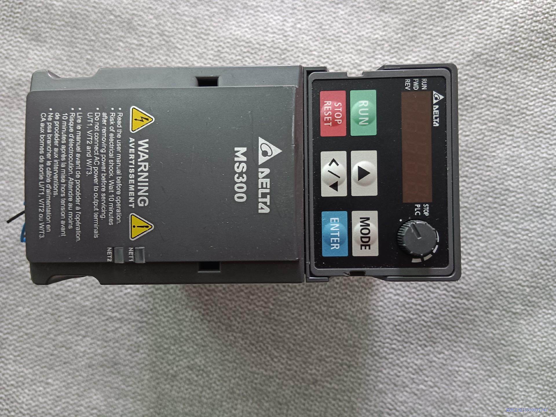 台达MS300变频器，型号:VFD4A8MS21ANSAA，议价商品
