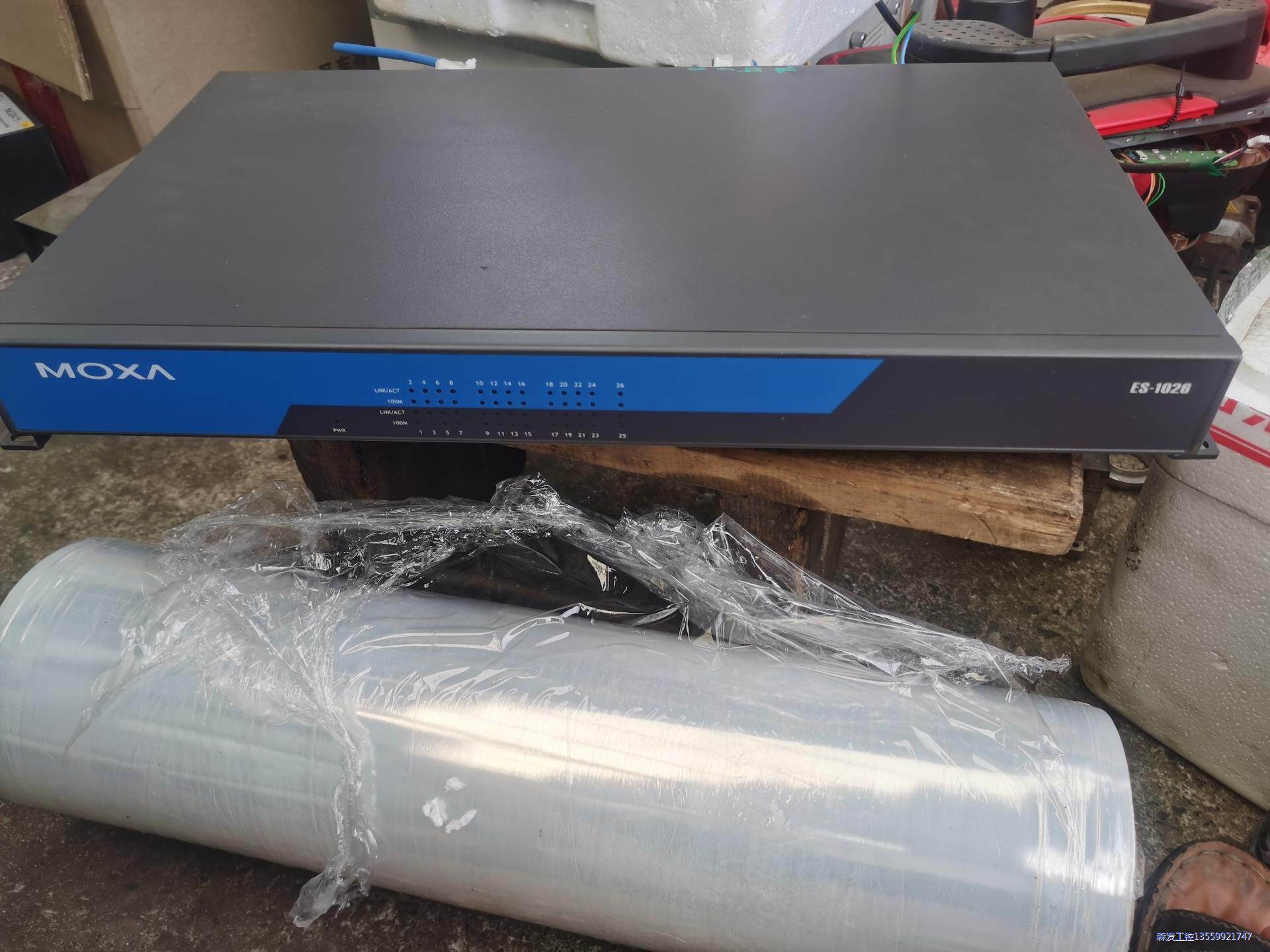 二手拆机 摩沙工业级交换机,ES-1026,24口成色漂亮要议价商品