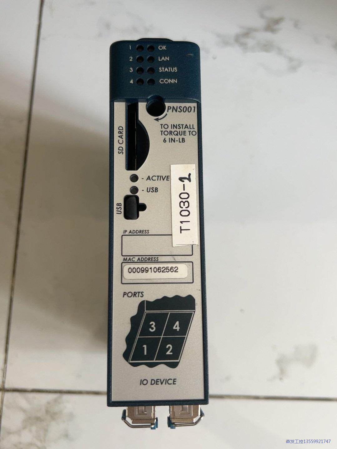 GE PLC IC695PNS001-ABAH 一台，拆机，议价商品