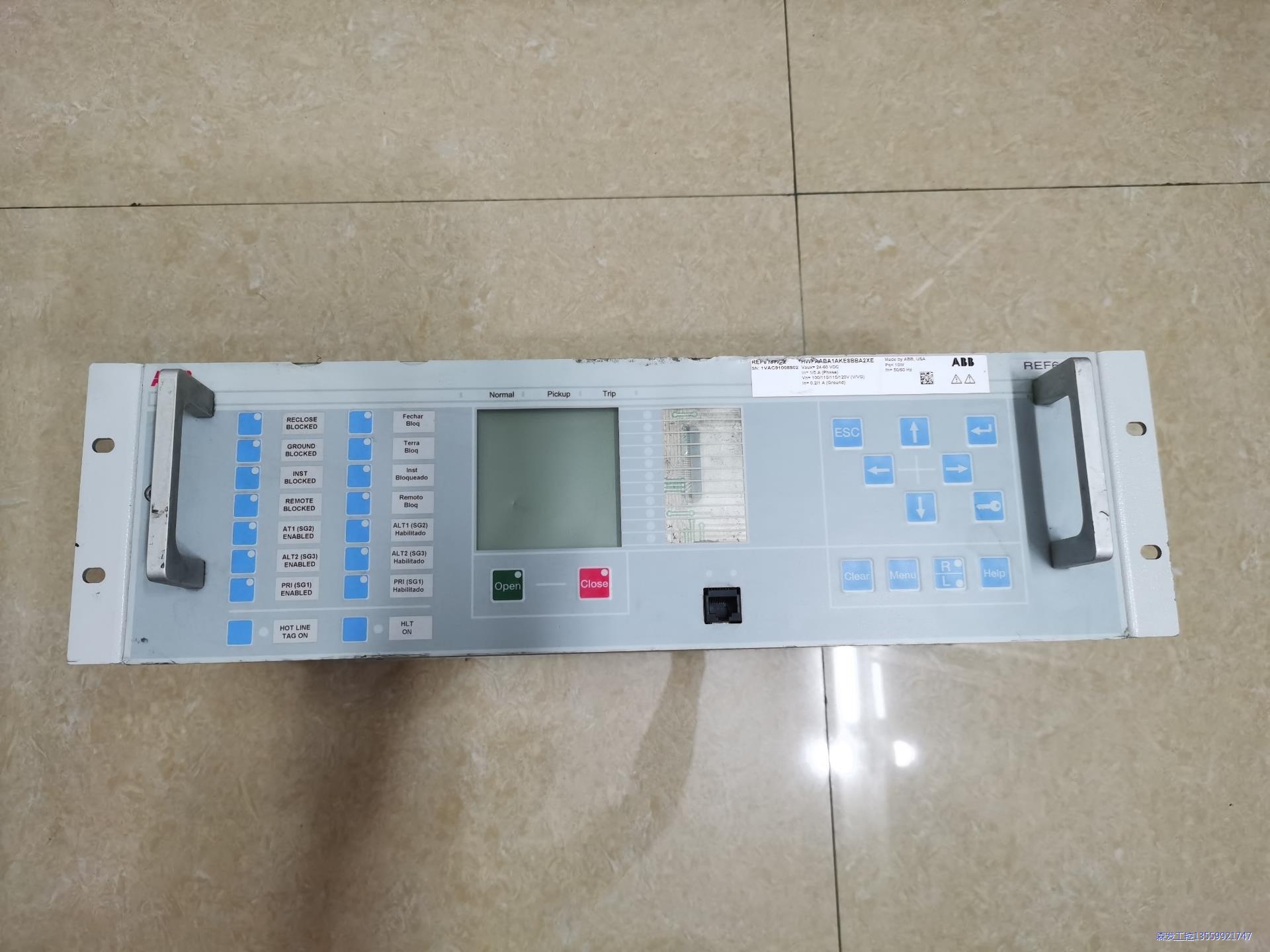 ABB安全保护控制器REF615R REF615W_E HW议价商品