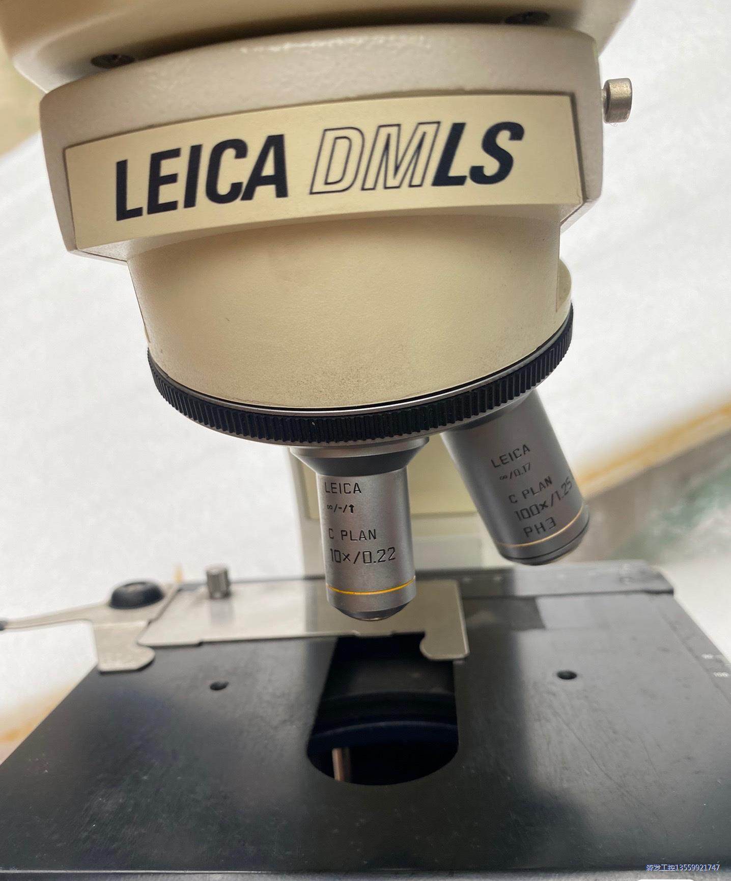 莱卡显微镜DLMS，成色如图，少三个物镜，通电正常开机，议价商品