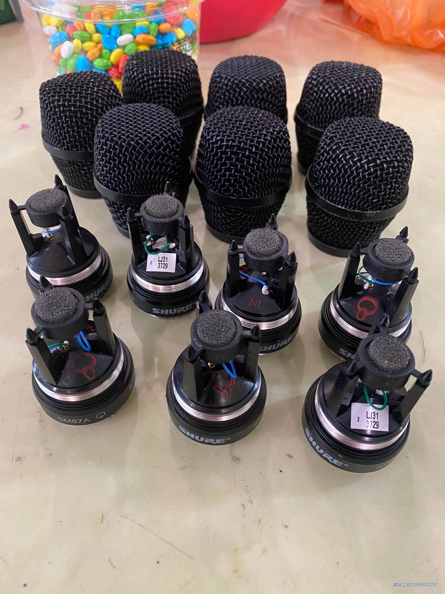 舒尔SM87A无线话筒头电容咪头，全原装正品，正常使用，议价商品