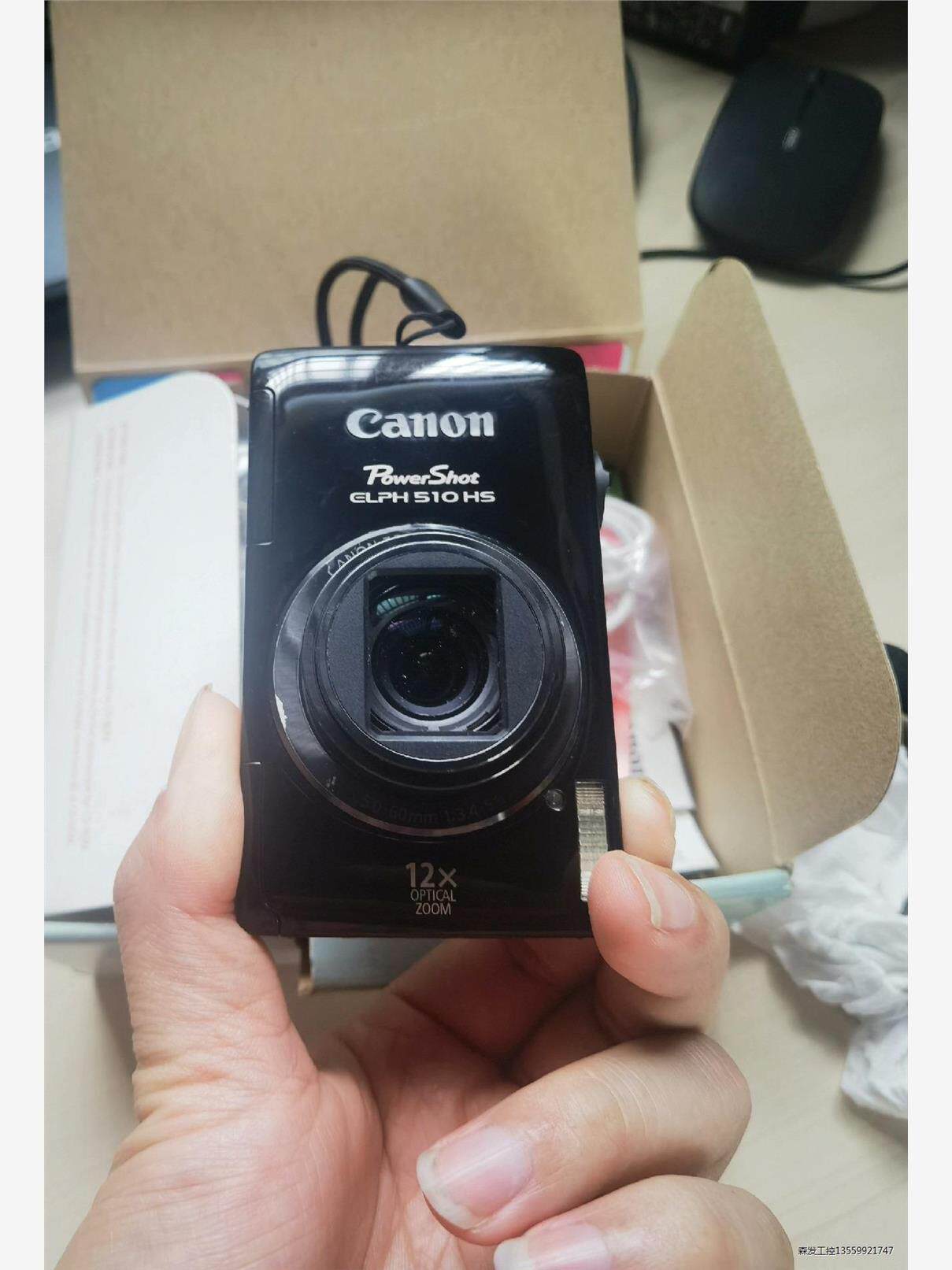 佳能CCD 佳能510HS配件齐全,两张32G+8G内存卡,