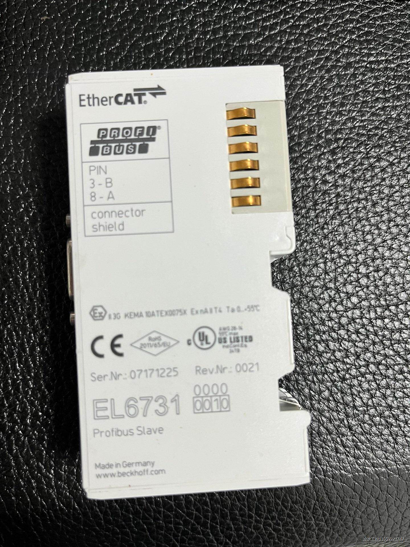 倍福 EL6731 0100 Profibus ，产品工作正