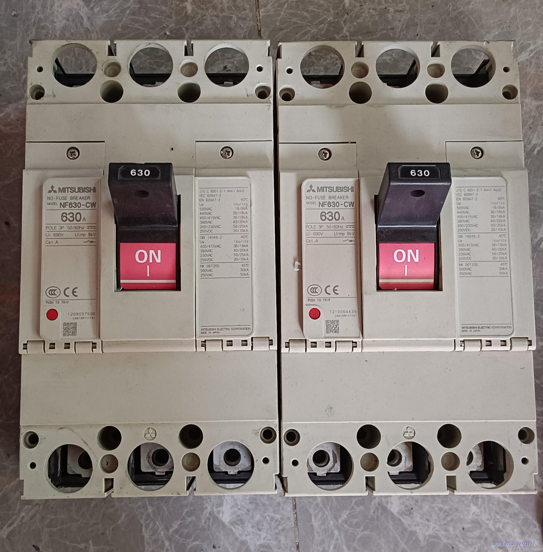 空气开关   三菱断路器 NF630-CW议价商品