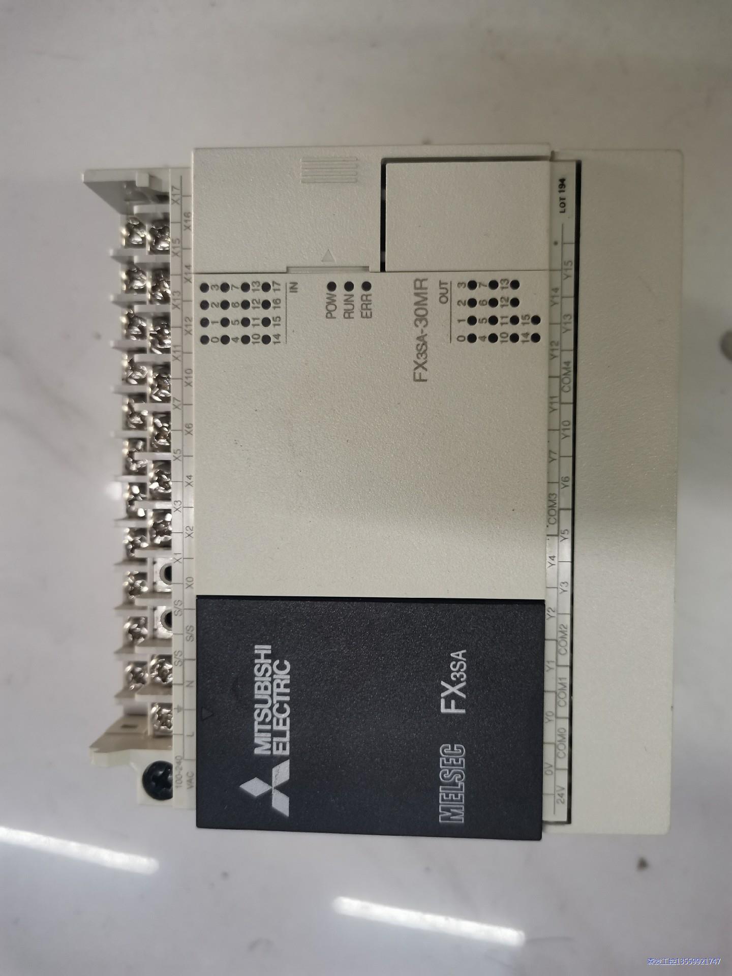 三菱PLC，FX3SA-30MR-CM，实图拍摄，功能正常，议价商品