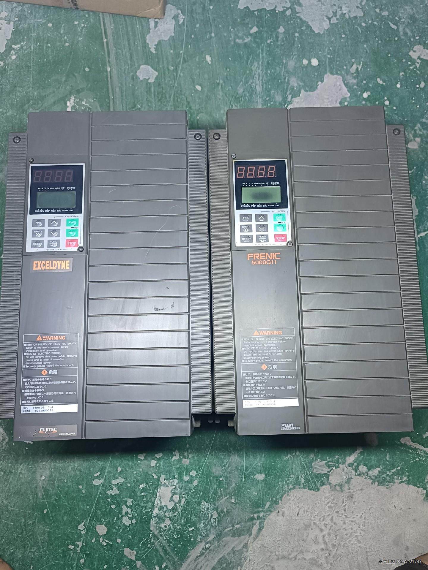 富士变频器15KW,5000G11系列,原装拆机,功能包好,