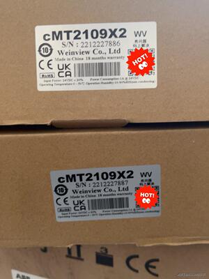威纶通触摸屏 cMT2109X2 一台，全新原包，需要的联系