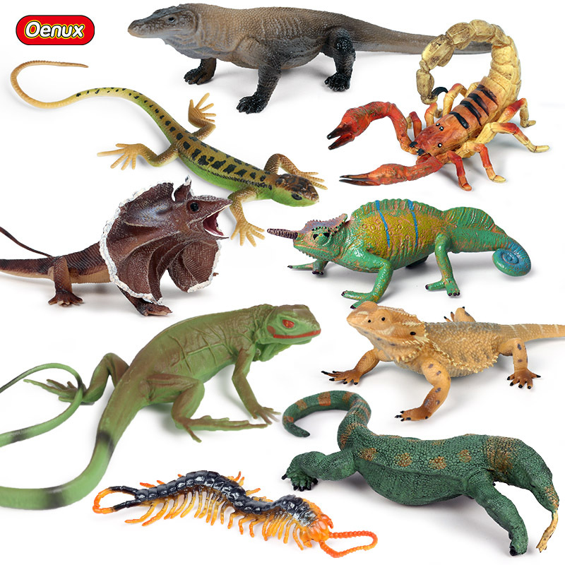 Oenux仿真蜥蜴模型玩具