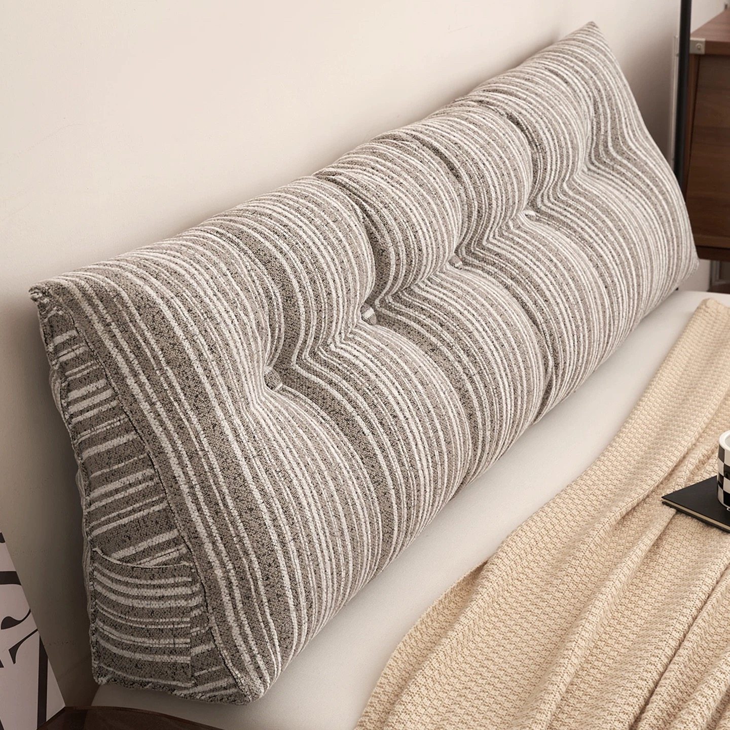 简约现代床头大靠垫软包榻榻米腰靠枕卧室床头靠背单人宿舍可拆洗,居家布艺,床头靠垫,淘宝优惠券,粉丝福利购,淘宝优惠卷