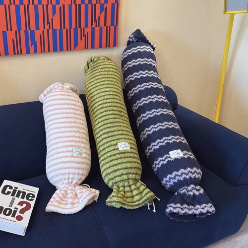 可爱糖果枕床头长条抱枕软包腰靠垫卧室床上榻榻米靠背可拆洗靠枕