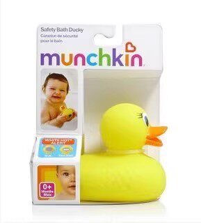 美国Munchkin麦肯奇 洗浴玩具鸭子 实用遇热变色鸭 洗澡伴浴