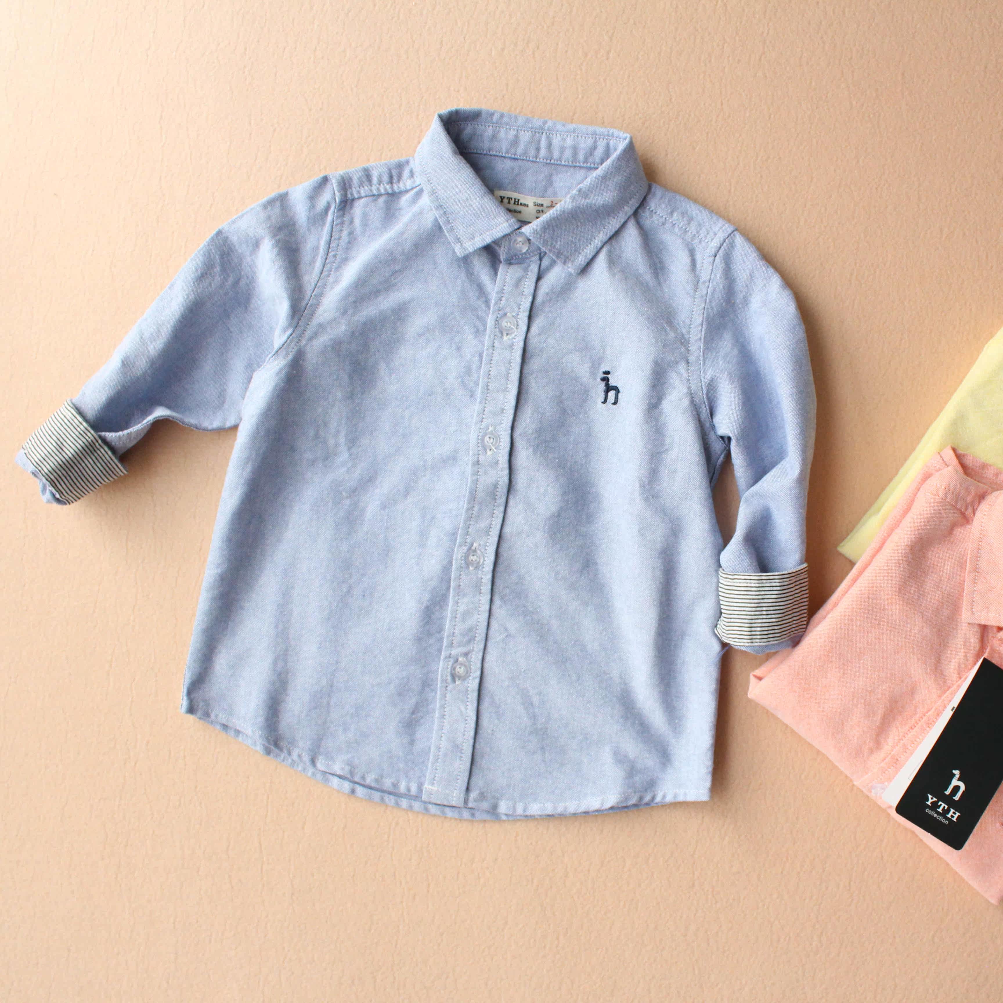 Chemise garcon à manche longue - Ref 2076842 Image 3