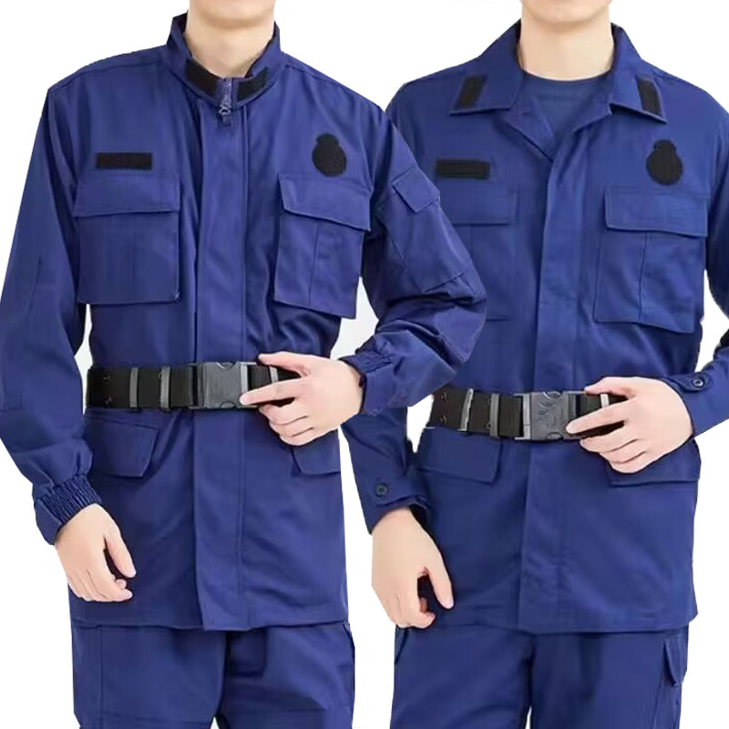 际华蓝色夏季作训服冬季训练服