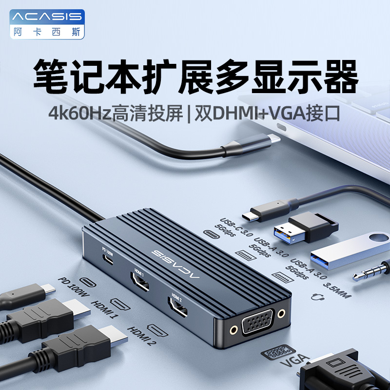 81ԡHDMI*2+VGAͶ+USB 3.0x2+USB-C+PD+Ƶ-ҹ ˹type-Cչչ799.2Ԫ
