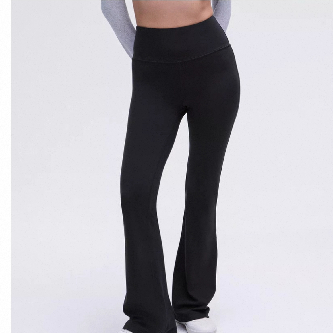 超软糯兰精莫代尔女超高腰喇叭裤 常规款芯吸超模裤LW5FG2S