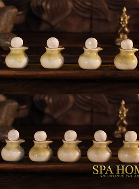 泰国精油瓶陶瓷分装东南亚