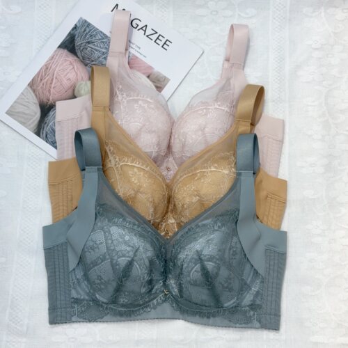 赏心正品文胸3238薄款大胸显小软钢圈CD杯调整型上托收副乳内衣