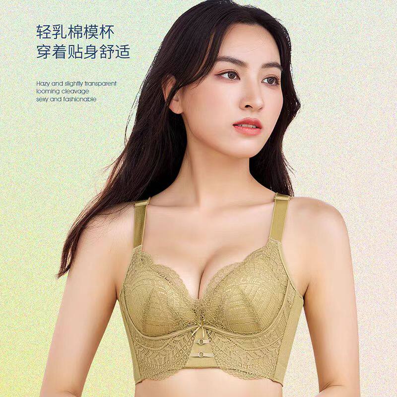 正品赏心内衣9062AB杯五排扣聚拢上托收副乳调整型全棉定型文胸