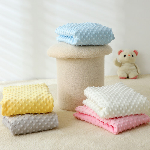 豆豆绒床笠床罩秋冬暖绒新生婴儿