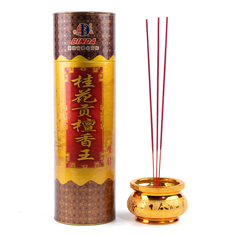 彬达桂花贡檀香供佛香家用竹签香