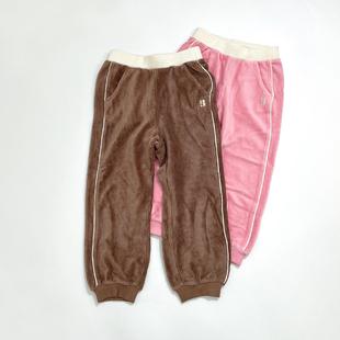 韩单~ 板板正正 好穿到飞起 男女童春秋卫裤束脚裤休闲运动裤子