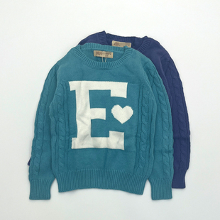 棉线毛衣 板板正正 透气舒适 男女童宝宝春秋冬纯棉针织衫毛线衣