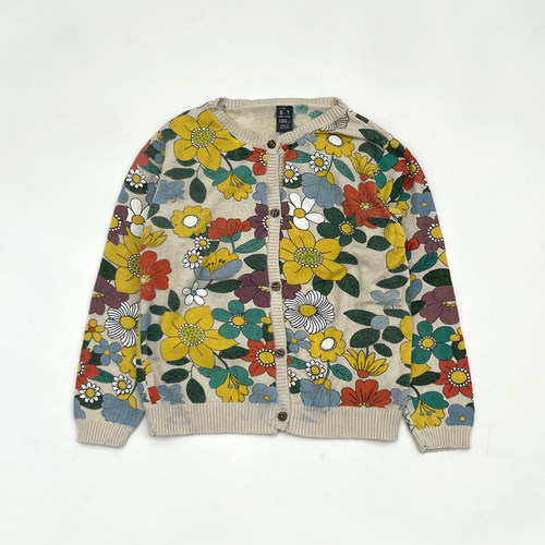 细线开衫女童法式春夏秋