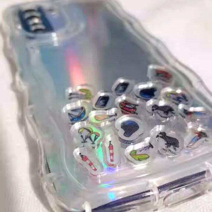 可爱滑翔伞P603mm亚克力华为创意