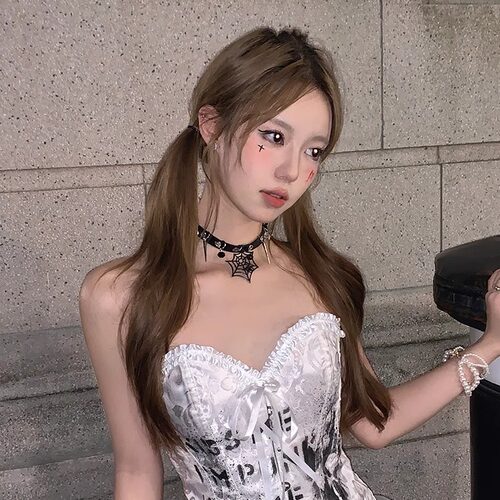 peachtea万圣皮带choker