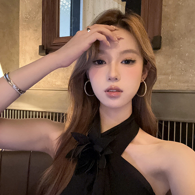 peachtea质感闪钻耳圈