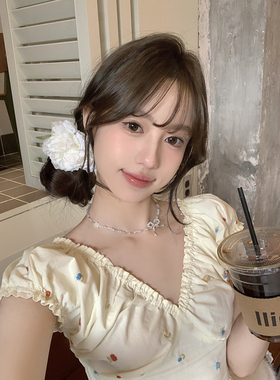 peachtea春日花花发夹